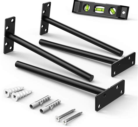 metal inserts for wooden shelf brackets|Amazon.com: Shelf Brackets & Supports .